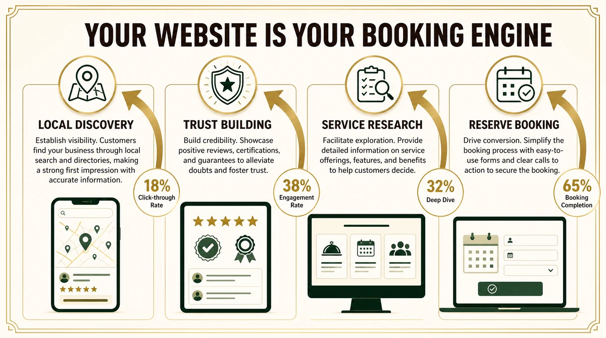 Car rental website booking engine mockup showing desktop and mobile responsive design