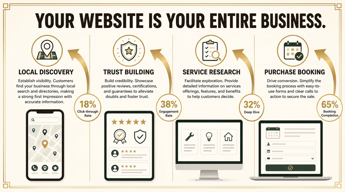 E-commerce website conversion path - from browsing to checkout