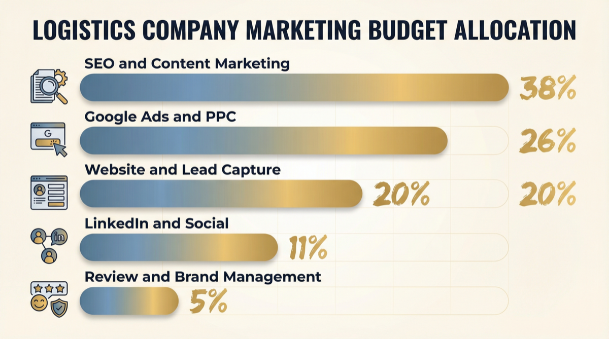 Logistics marketing budget allocation