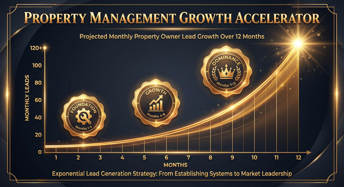 Property management lead growth chart